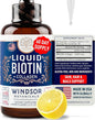 Liquid Biotin for Hair Growth Collagen 10,000mcg Collagen 5,000mcg Extra 2oz