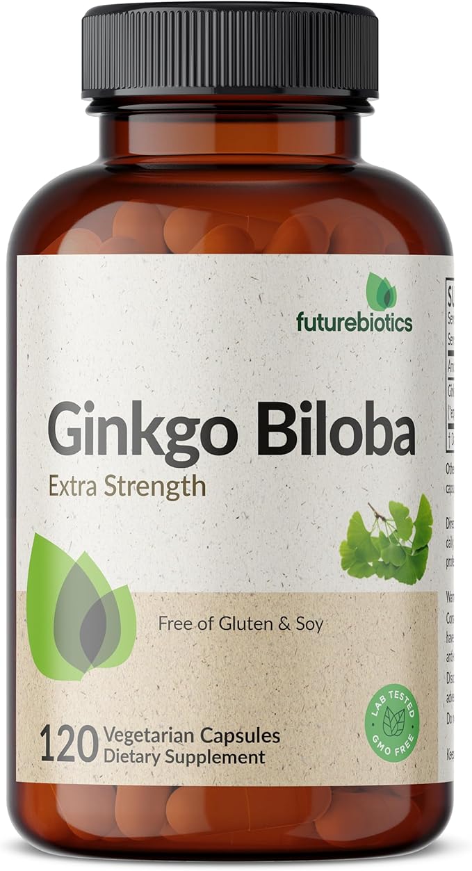 Futurebiotics Ginkgo Biloba 500mg Extra Strength 120 Vegetarian