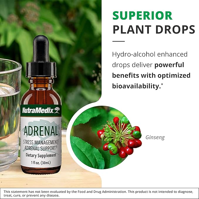 NutraMedix Adrenal Fatigue Supplement (1oz / 30ml)