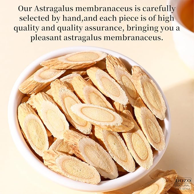 DOZO Astragalus Slice Radix Astragalus Root 300g/10.5oz