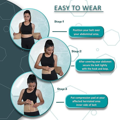 Wonder Care- Umbilical Hernia Support Belt 28"-32")