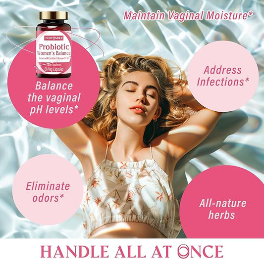 Women's probiotic - Natural Vaginal Support 60 Capsules