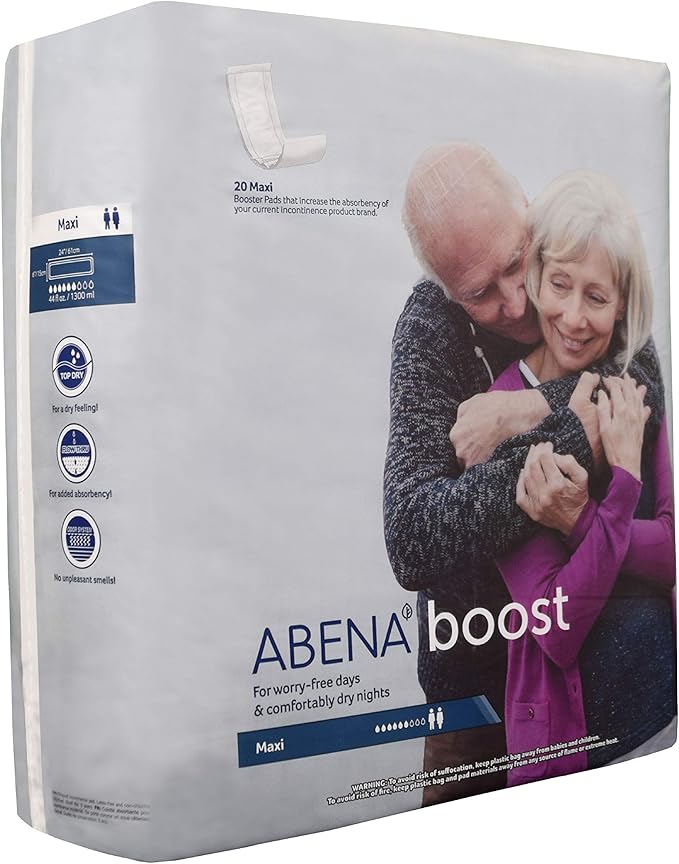 Abena BOOST Fluff Incontinence Pads 120 Count