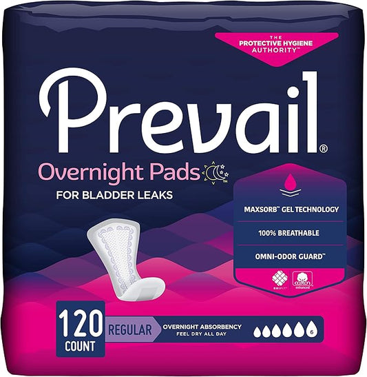 Prevail Proven - Incontinence Bladder Control 120 Count (4 Packs 30)