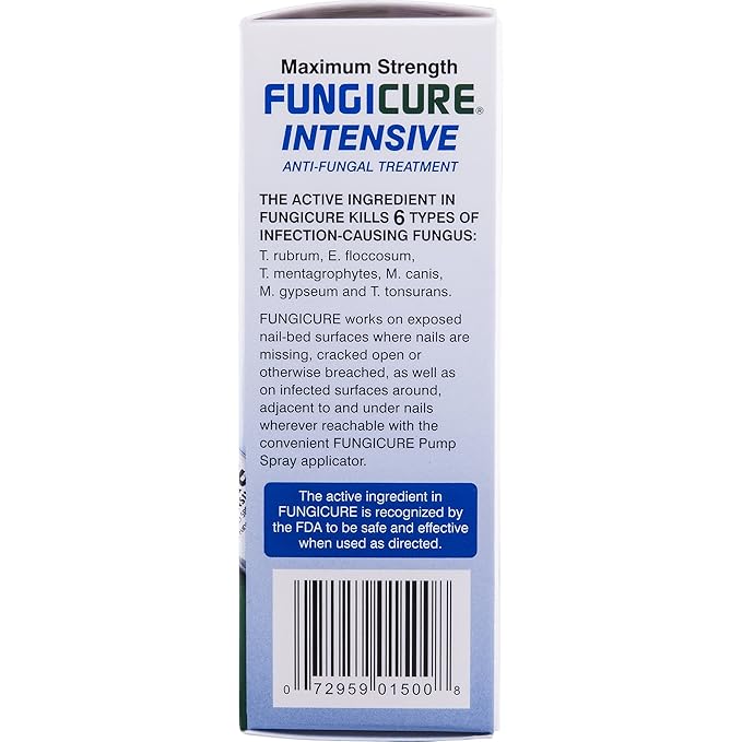 FUNGICURE Intensive Spray, Antifungal Treatment, Kills 6 Types 2 Fl 2)