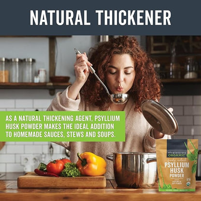 Viva Naturals Organic Psyllium Husk Powder, 24 oz
