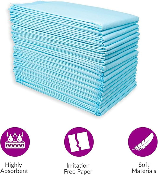 Continuon Extra Absorbent Incontinence Bed Pads (20 Pieces, 23x35") Disposable