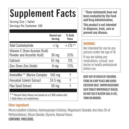 Viviscal Men's Hair Growth Supplements for Thicker, Fuller Hair | Clinically Proven with Proprietary Collagen Complex | 180 Tablets - 3 Month Supply