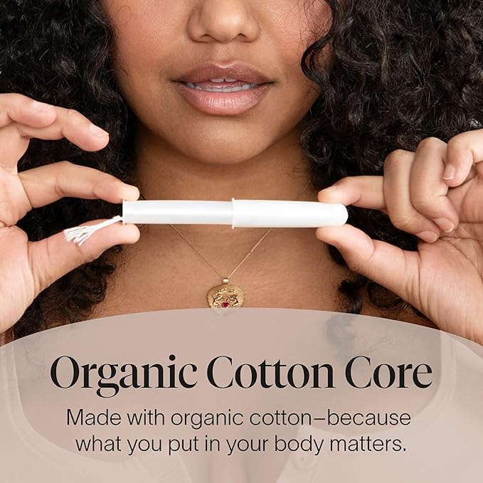 Cora Organic Applicator Tampon Multipack 60 Regular 60 Super 100% Organic 120 Total