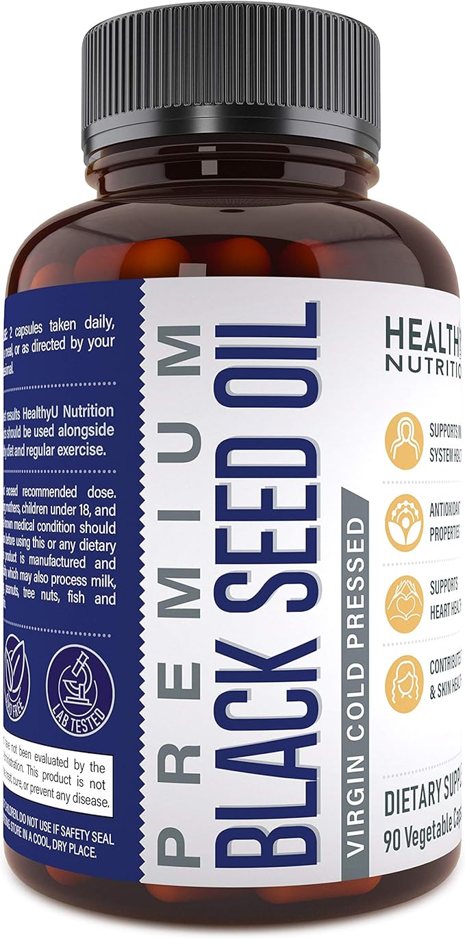 Premium Black Cumin Seed Oil Capsules 3 6 6 9 9 Vitamin 1000 mg