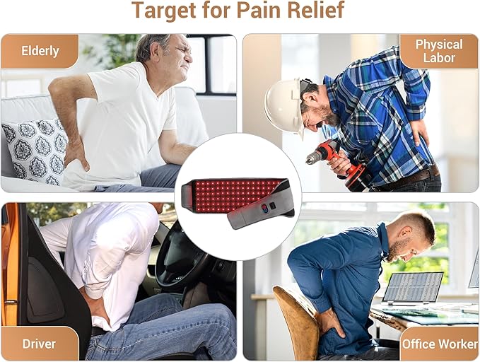 Comfytemp Red Light Therapy Belt, FSA 22W Light
