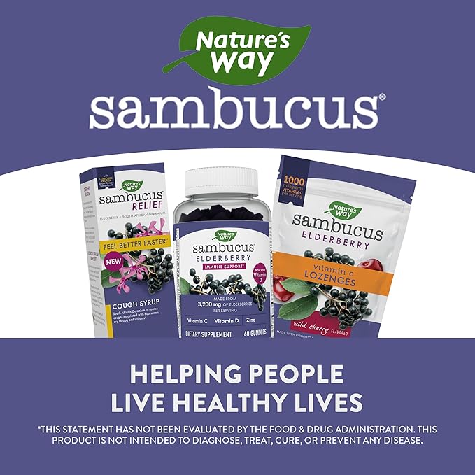 Nature's Way Sambucus Relief Cough Syrup 8 Fl.