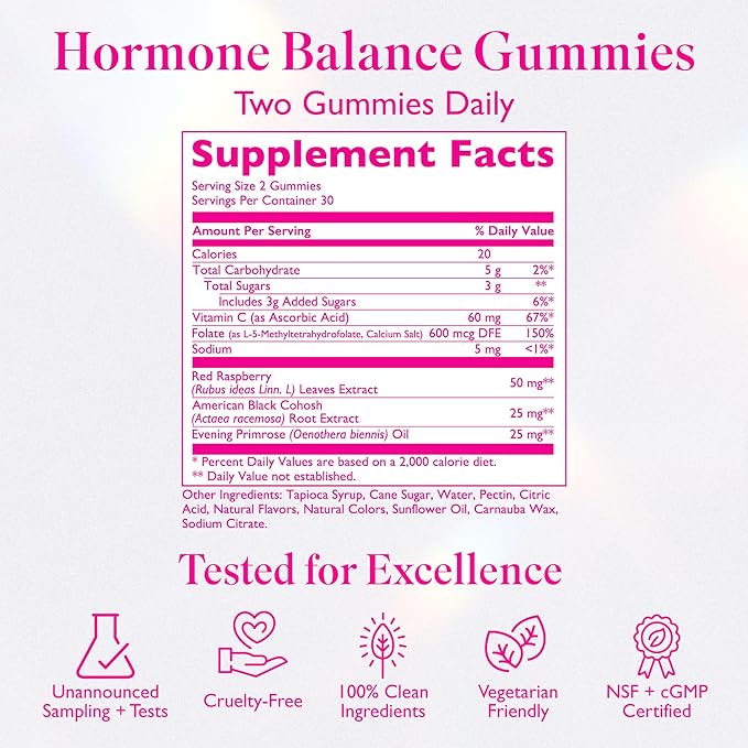 Hormone Balance Gummies for Women 60 Gummy