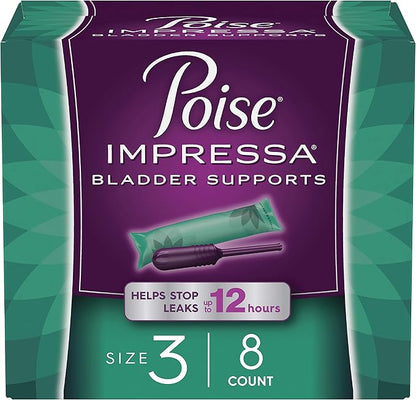Poise Impressa Incontinence Bladder Support 3, 8 8 Count