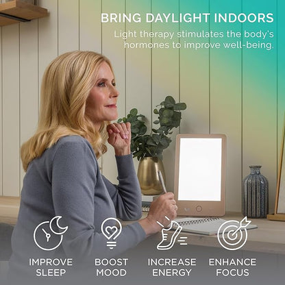 Verilux HappyLight Luxe 10,000 Lux,