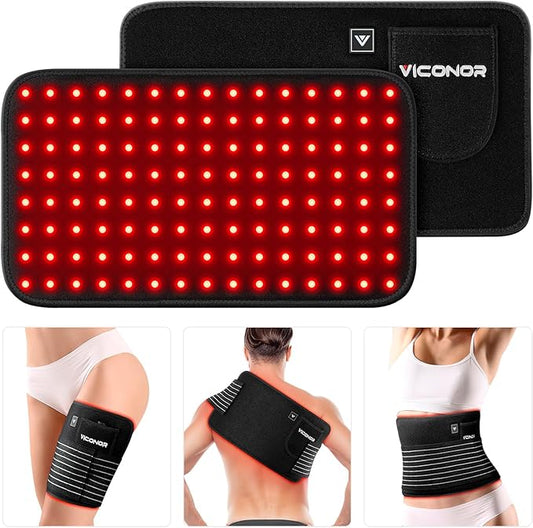 Red Light Therapy Belt for Body Comfort (Black4)
