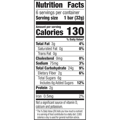 Nature Valley Chewy Fruit & Nut Granola Bars, Cranberry Pomegranate, 6 Bars, 6.7 OZ (Pack of 6)