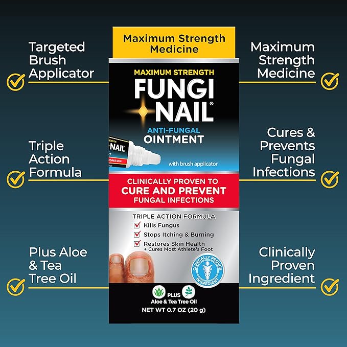 Fungi Nail Anti-Fungal Ointment, Kills Fungus 0.7 Fl