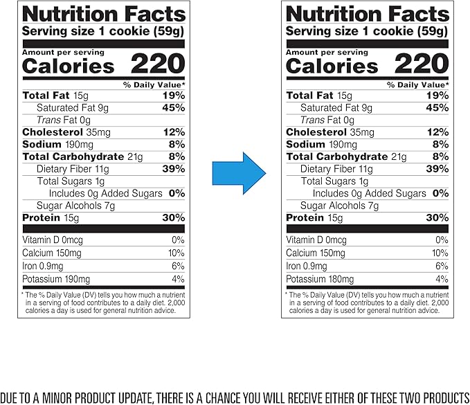 Quest Nutrition Double Chocolate Chip Protein Cookie, High Protein, Low Carb, 12 Count