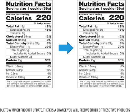 Quest Nutrition Double Chocolate Chip Protein Cookie, High Protein, Low Carb, 12 Count
