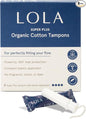 LOLA Organic Cotton Tampons, 8 Count