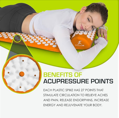 ProsourceFit Acupressure Mat and Pillow Set