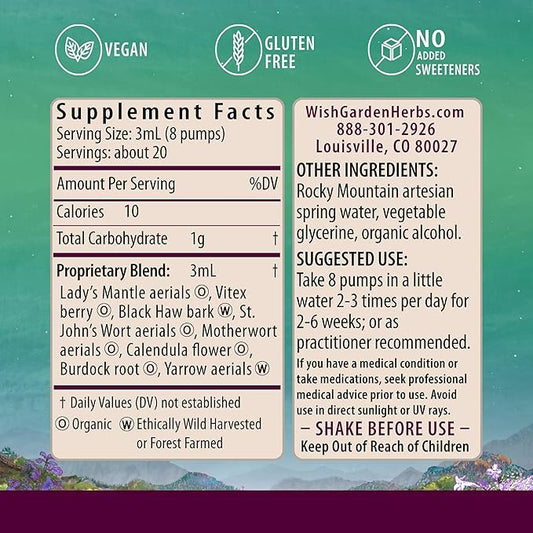 WishGarden Herbs ReBalance After Birth Hormonal 2oz