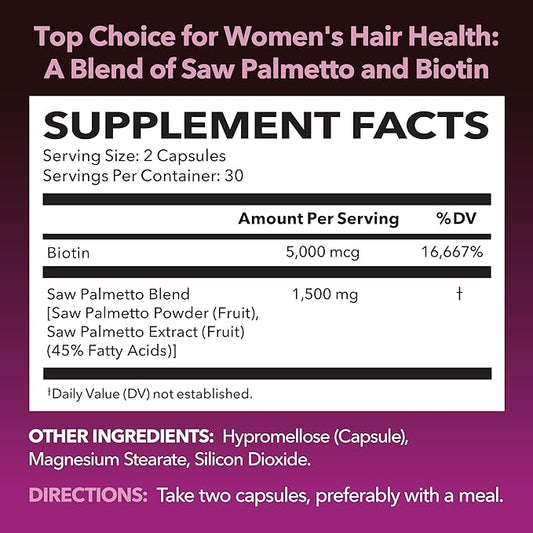 Saw Palmetto for Women + 5000