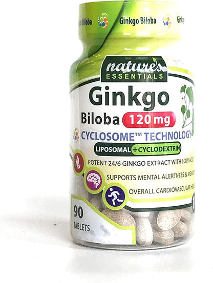 NATURE'S ESSENTIALS Liposomal Ginkgo Biloba 120mg per 3 Month