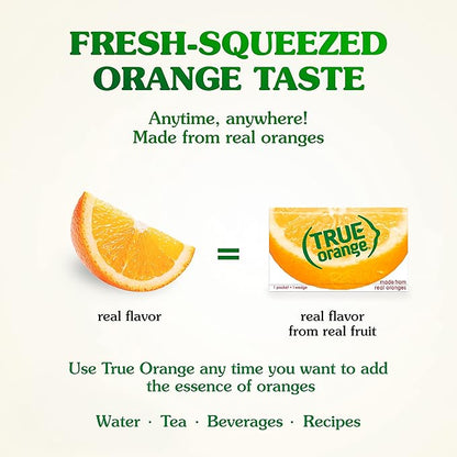 TRUE ORANGE Water Enhancer, Bulk Dispenser Pack 100 Count 1)| Zero