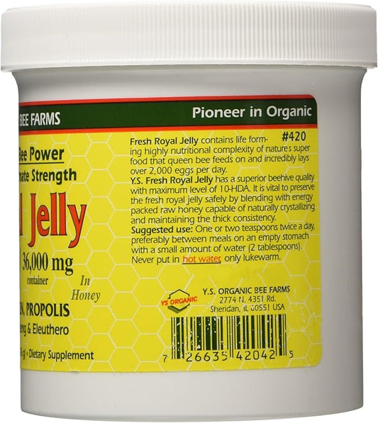 Fresh Royal Jelly + Bee Pollen, 36,000mg Y.S. 20.3 oz
