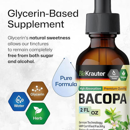 Bacopa Monnieri Tincture 2 Fl.Oz.