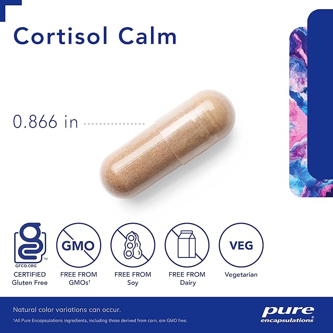 Pure Encapsulations Cortisol Calm 60 Capsules