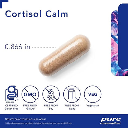 Pure Encapsulations Cortisol Calm 60 Capsules