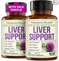 Liver Cleanse Detox & Repair Milk Thistle Supplement. Liver Support with Choline, Artichoke Extract, Chicory & Dandelion Root Supplement. Milk Thistle Liver Detox & Liver Cleanse. Liver Health 2-Pack