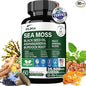 16-in-1 Organic Sea Moss 17500mg Ashwagandha 5000mg Black 4000mg Turmeric 5000mg Bladderwrack D3 with