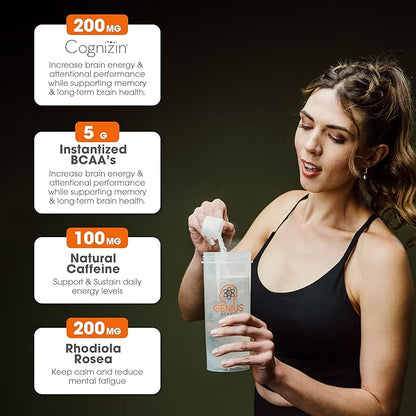 Genius BCAA Energy Powder, Orange