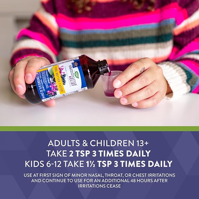 Nature's Way Sambucus Relief Cough Syrup 8 Fl.