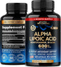 Alpha Lipoic Acid 600mg 4-in-1 with B1 & B12 - 120 Capsules, 2 Month