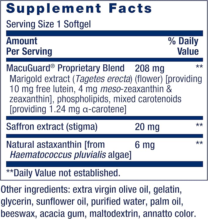 Life Extension Macuguard Ocular Support 60 Count 1)