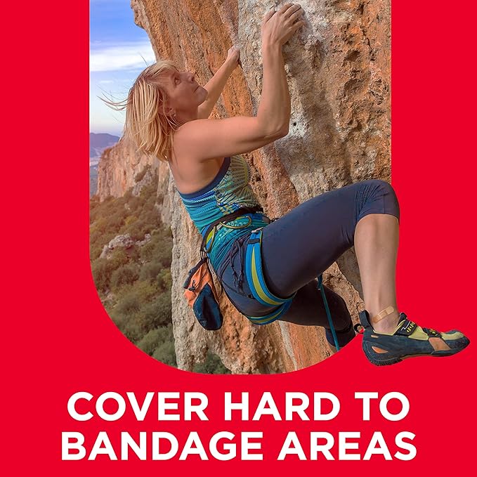 Band-Aid Brand Flexible Fabric Adhesive Bandages 100 Count