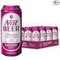 Not Beer American Sparkling Water, Black Cherry, 99.9% Pure, Mineral & Electrolyte Blend, Carbonated Water, Soda Water, Sparkling Water Cans, Made in America, 16 Oz Tallboy Cans, 12 Pack
