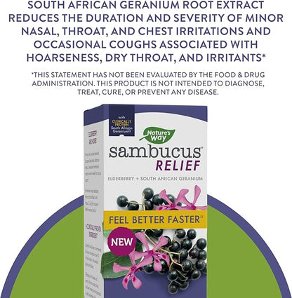 Nature's Way Sambucus Relief Cough Syrup 8 Fl.