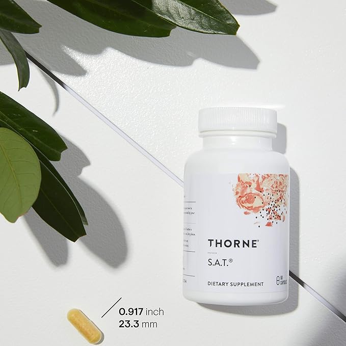THORNE S.A.T. - Silymarin, Artichoke, and 60 Capsules