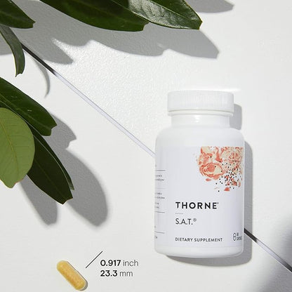 THORNE S.A.T. - Silymarin, Artichoke, and 60 Capsules