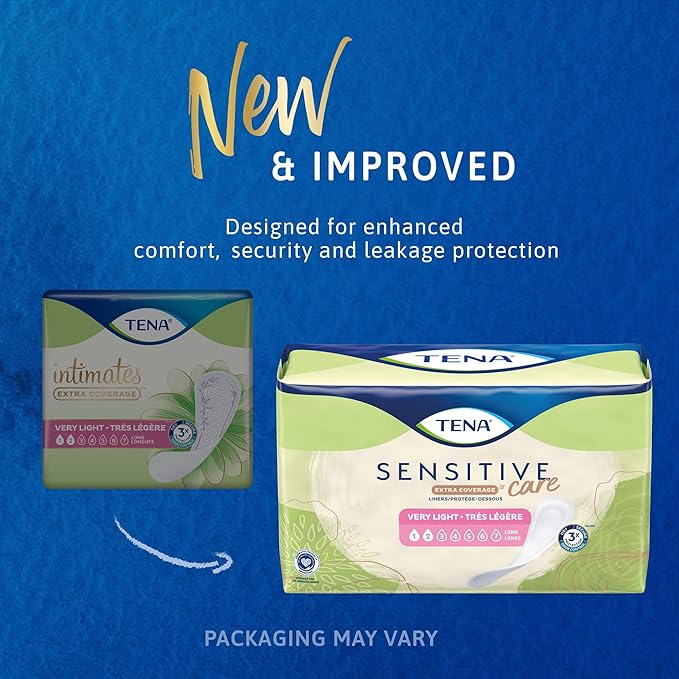 TENA Sensitive Care Extra Coverage Female 9" L 54291, 50 50 Ct