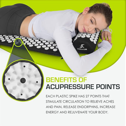 ProsourceFit Acupressure Mat and Pillow Set