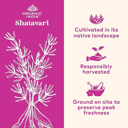ORGANIC INDIA Shatavari Capsules 90 Capsules