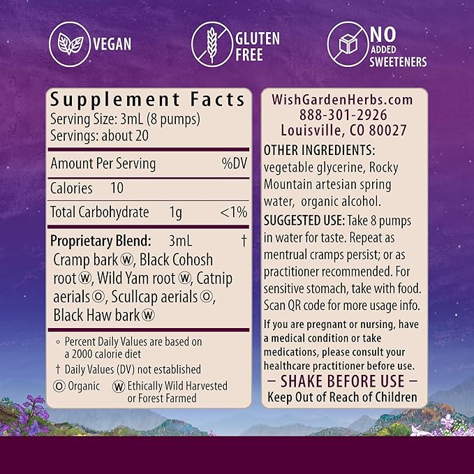 WishGarden Herbs Cramp Release 2oz