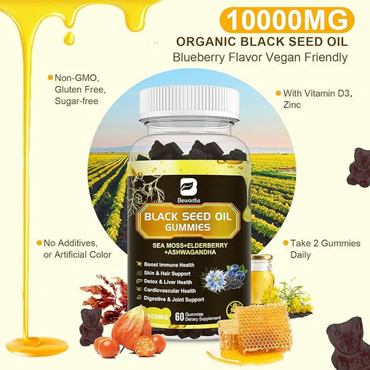 Black Seed Oil & Sea Moss D3 -